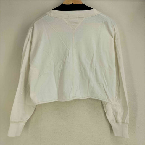 ビームスボーイ BEAMS BOY カットオフ Vネック カーディガン レディース