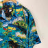 UTILITY 00S レーヨン 100% 総柄 ヤシの木 S/S 開襟 オープンカラー アロハ シャツ メンズ import:XL