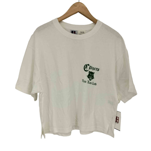 ラッセルアスレチック RUSSELL ATHLETIC プリントクルーネックTシャツ レディース FREE