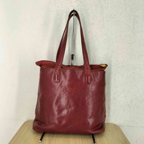 ヒロフ HIROFU real leather Hロゴ トートバッグ レディース