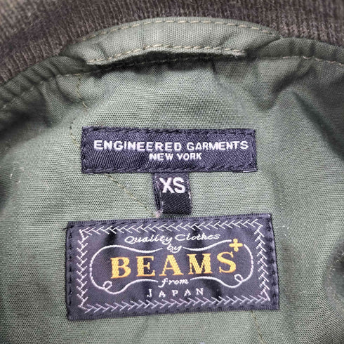 ビームス BEAMS 裏地キルティング MA-1 フライトジャケット レディース import:XS