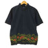ギャップ Gap 00S 00SS 紺タグ OLD フラワー プリント S/S シャツ メンズ import:M