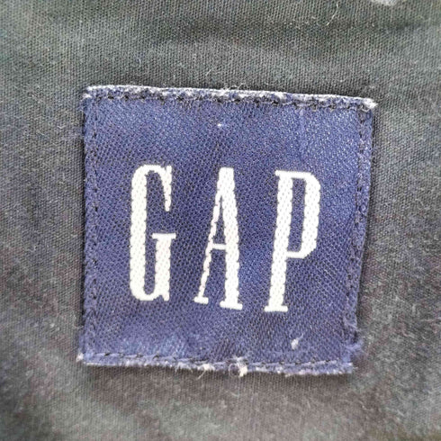 ギャップ Gap 00S 00SS 紺タグ OLD フラワー プリント S/S シャツ メンズ import:M