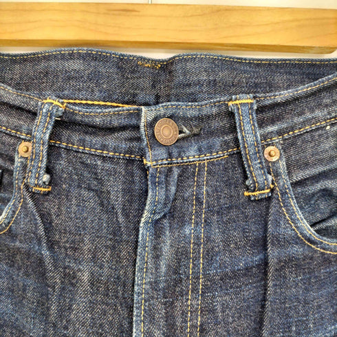 ウエアハウス WAREHOUSE セコハン USED加工 1105 黄耳 セルビッチ ジッパーフライ デニムパンツ メンズ W33L32