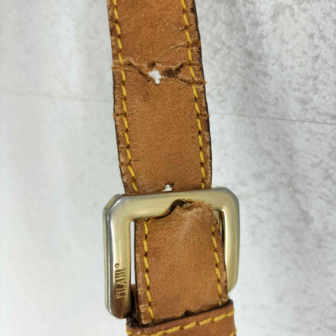Alviero Martini Leather イタリア製 地図柄 レザー バケットバッグ import レディース