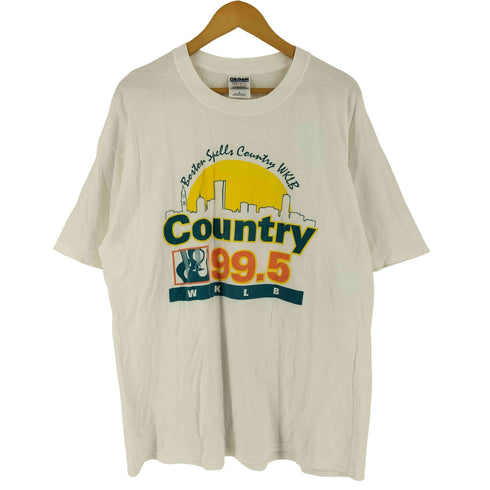 ギルダン GILDAN 90-00s ラジオ番組 プリント Tシャツ メンズ XL