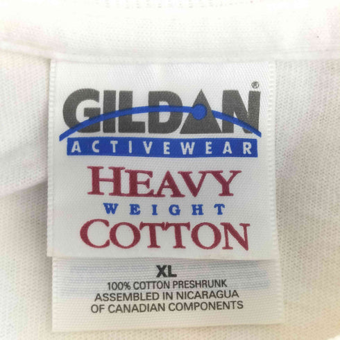 ギルダン GILDAN 90-00s ラジオ番組 プリント Tシャツ メンズ XL