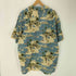 ギャップ Gap 00S 00SS 紺タグ OLD ヤシの木 サーフ 総柄 S/S 開襟 オープンカラー アロハ シャツ メンズ import:XL