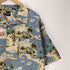 ギャップ Gap 00S 00SS 紺タグ OLD ヤシの木 サーフ 総柄 S/S 開襟 オープンカラー アロハ シャツ メンズ import:XL