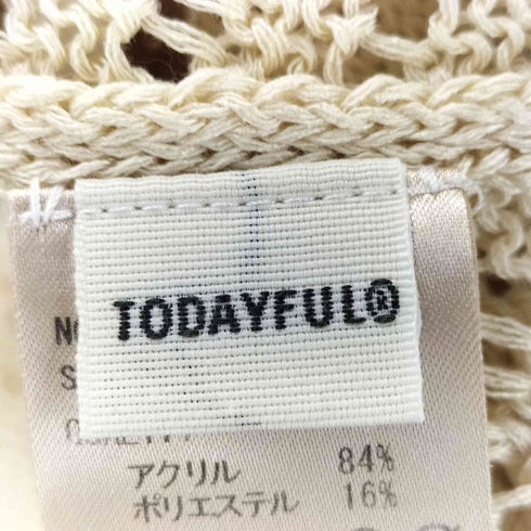 トゥデイフル TODAYFUL Lace Knit Shirts レディース FREE