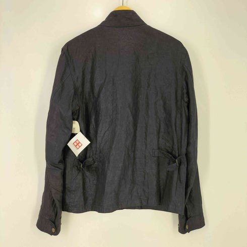 ベルスタッフ Belstaff リネン100% サイドアジャスター コーティング モーターサイクルジャケット メンズ import:L