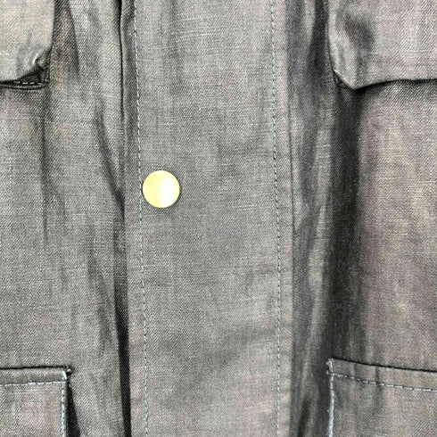 ベルスタッフ Belstaff リネン100% サイドアジャスター コーティング モーターサイクルジャケット メンズ import:L