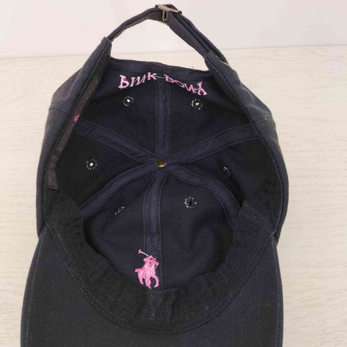 ラルフローレン RALPH LAUREN USA製 PINKPONY刺繍 ベースボールキャップ レディース ONE SIZE
