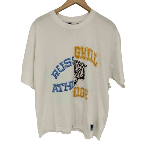 ラッセルアスレチック RUSSELL ATHLETIC プリントクルーネックTシャツ レディース FREE