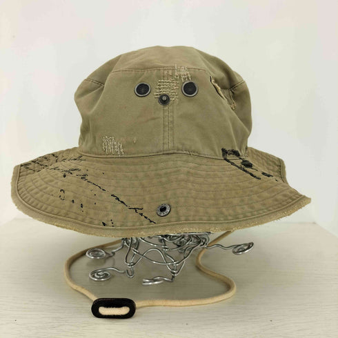 ポロバイラルフローレン Polo by RALPH LAUREN USED加工 バケットハット サファリハット レディース