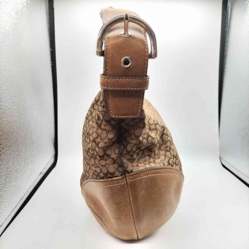 コーチ COACH シグネチャー モノグラム キャンバス ホーボー ワンショルダー バッグ レディース