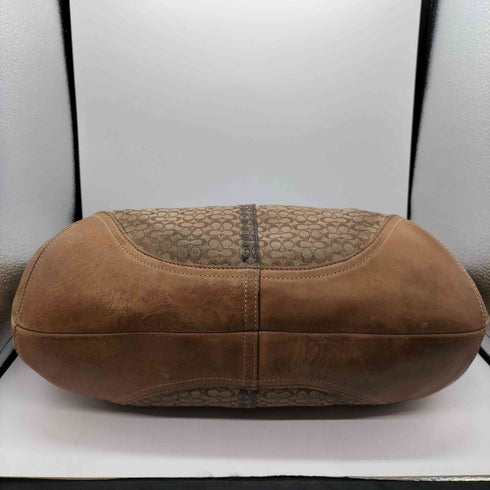 コーチ COACH シグネチャー モノグラム キャンバス ホーボー ワンショルダー バッグ レディース