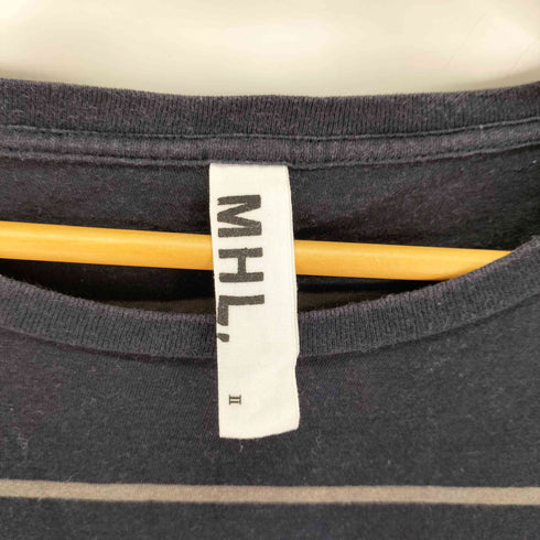 エムエイチエル MHL. ボーダー クルーネック カットソー レディース JPN:2