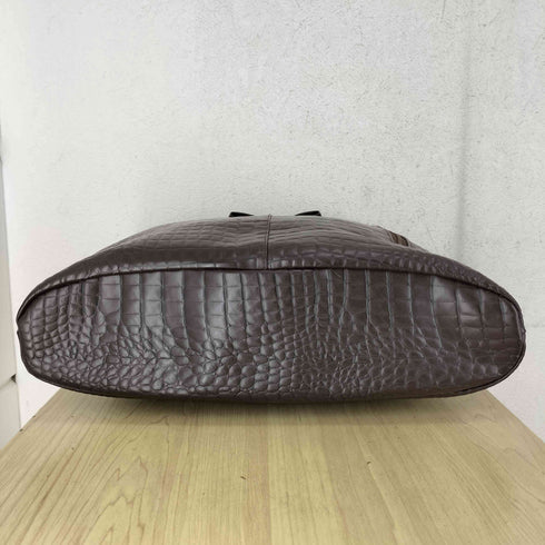 faux leather フェイク レザー リボン付 トートバッグ レディース