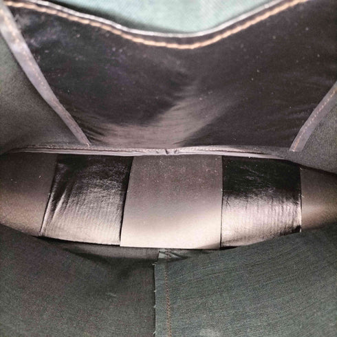 faux leather フェイク レザー リボン付 トートバッグ レディース