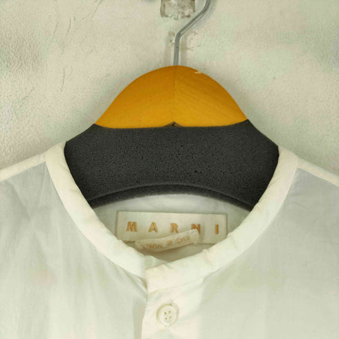 マルニ MARNI バンドカラー デザインポケットシャツ メンズ EUR:46