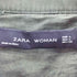 ザラ ZARA バック スパンコール ラメ 刺繍 装飾 ミリタリー ブルゾン ジャケット 裾ドローコード レディース import:L