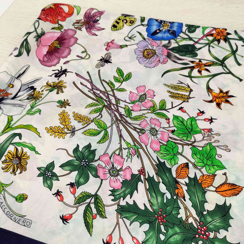 グッチ GUCCI 花柄シルクスカーフ レディース