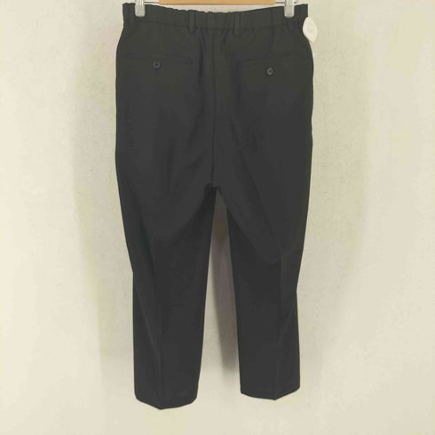 ユナイテッドアローズグリーンレーベルリラクシング UNITED ARROWS green label relaxing ポリエステル カルゼ ワイド ストレート ユーティリティパンツ イージーパンツ メンズ M