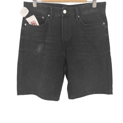 エイチアンドエム H&M RELAXED FIT デニム バギー ショーツ メンズ 32