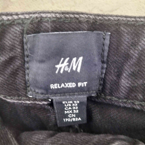 エイチアンドエム H&M RELAXED FIT デニム バギー ショーツ メンズ 32