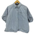 ザラ ZARA Stripe Poplin Shirt ストライプ柄 シャツ レディース import:M