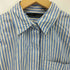 ザラ ZARA Stripe Poplin Shirt ストライプ柄 シャツ レディース import:M