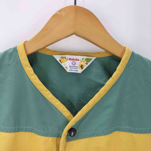 MuKuKu 80-90S 三角タグ OLD MADE IN ITALY イタリア製 ボタンアップ ノーカラー ライナー ジャケット メンズ