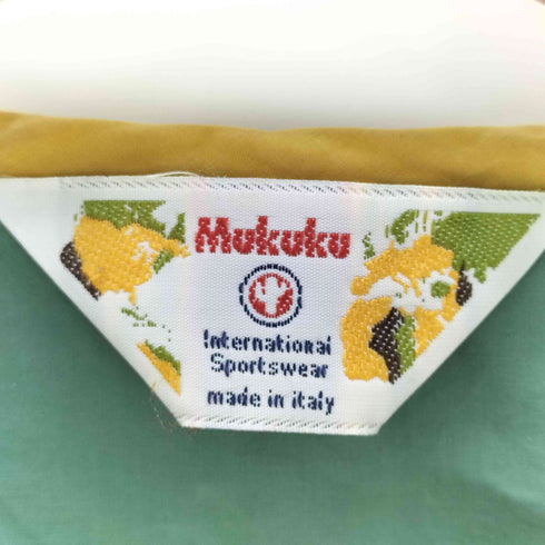 MuKuKu 80-90S 三角タグ OLD MADE IN ITALY イタリア製 ボタンアップ ノーカラー ライナー ジャケット メンズ