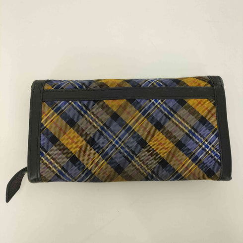 ヴィヴィアンウエストウッド Vivienne Westwood オーブモチーフタータンチェック柄ロングウォレット レディース