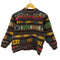 ケンゾー KENZO 80-90S OLD モール糸 総柄 クロップド ニット セーター レディース