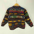 ケンゾー KENZO 80-90S OLD モール糸 総柄 クロップド ニット セーター レディース