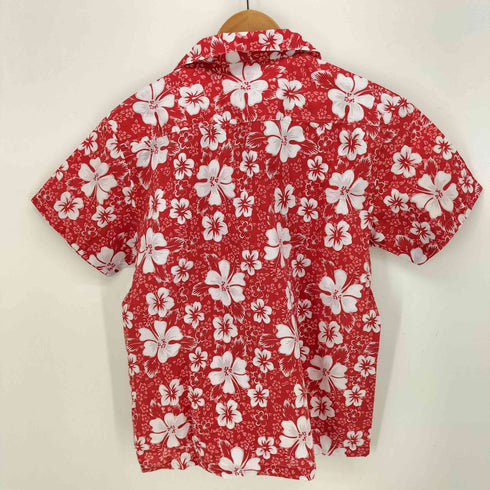 OKINAWA ISLAND WEAR ハイビスカス柄 アロハシャツ メンズ JPN:S