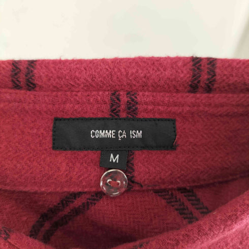 コムサイズム COMME CA ISM 00S Y2K 両フラップ チェックシャツ レディース JPN:M