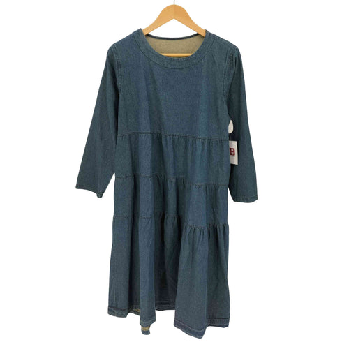 コイビトミサキ koibito misaki ティアード デニム ワンピース レディース M-L