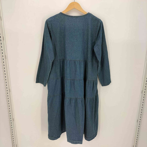 コイビトミサキ koibito misaki ティアード デニム ワンピース レディース M-L