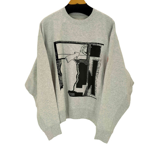 シーイー C.E 26SS MD ADDDATA CREW NECK メンズ L