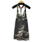 ディーゼル DIESEL バックレス 総柄 ミニワンピース レディース import:M