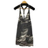 ディーゼル DIESEL バックレス 総柄 ミニワンピース レディース import:M