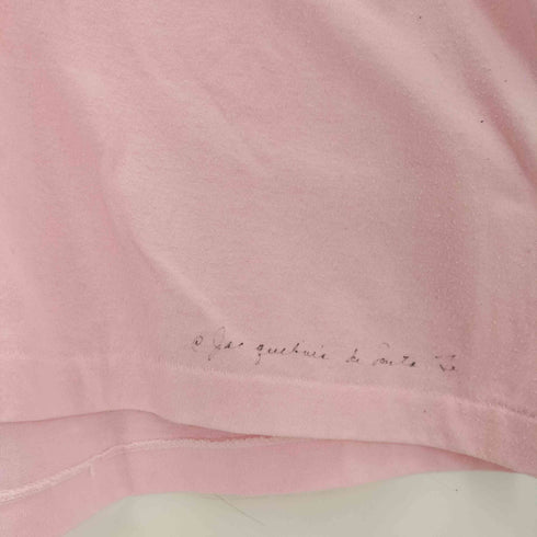 ヘインズ Hanes 90s USA製 シングルステッチ ネックレスデザイン クルーネックTシャツ メンズ import:XL