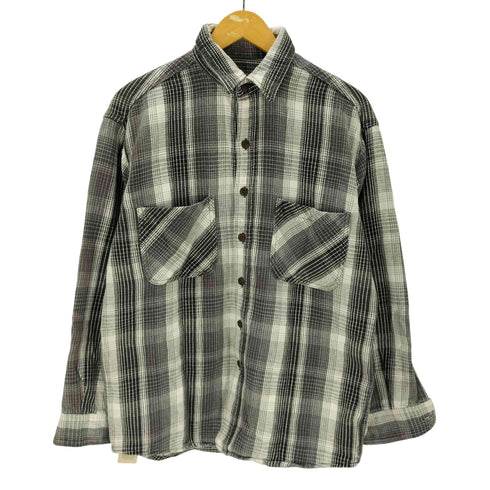 セントジョンズベイ STJOHNS BAY 00S L/S コットン チェック ヘビー フランネル シャツ メンズ import:M