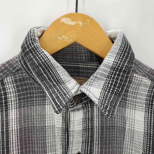 セントジョンズベイ STJOHNS BAY 00S L/S コットン チェック ヘビー フランネル シャツ メンズ import:M