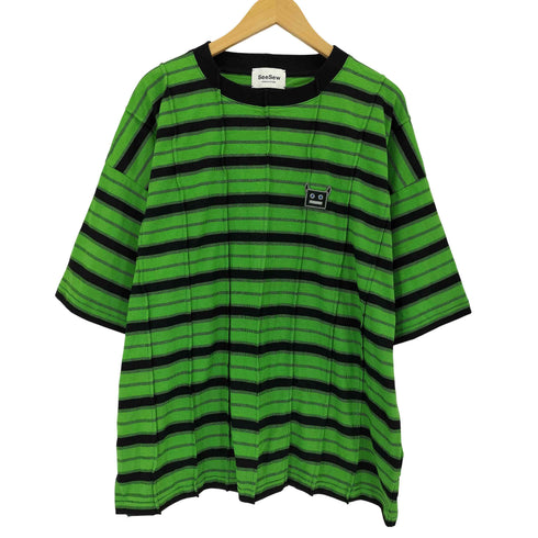 SEESEW ボーダークルーネックTシャツ casual メンズ L