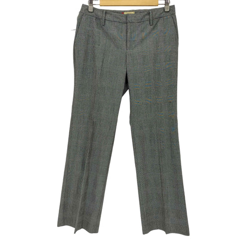 ギャップ Gap 00s OLD STRAIGHT FIT グレンチェック スラックスパンツ レディース 6