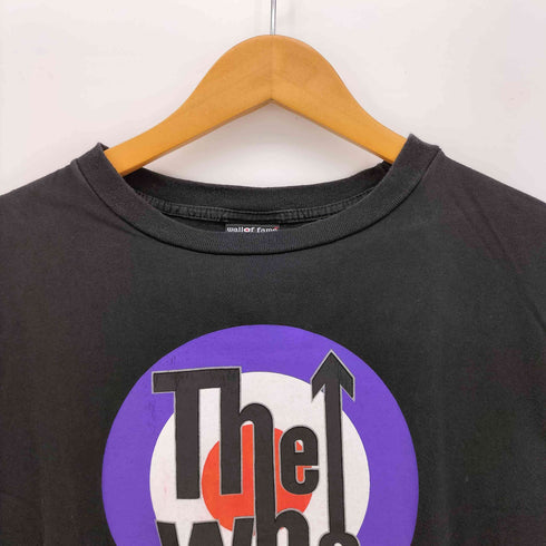 ウォールオブフェイム wall of fame 00S コピーライト 2004 UK ロックボンド フロントプリント クルーネック S/S Tシャツ メンズ import:M